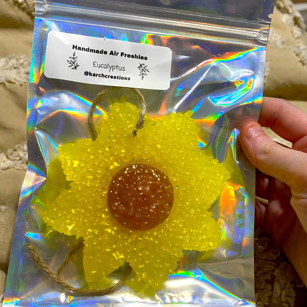 Handmade eucalyptus air freshie